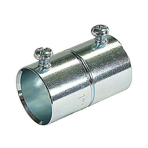 Data-Spec SheetSteel City® TK122A Set Screw Coupling, 3/4 in, For Use With EMT Conduit, Steel, Zinc Plated