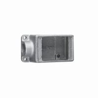 FD2 SAEATON Crouse-Hinds Condulet® FD2 SA Deep Device Box With Mounting Lug, 3/4 in NPT Trade, 1 Gang, Sand Copper-Free Aluminum, Natural