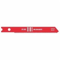 Milwaukee® 48-42-0120 Heavy Duty Jig Saw Blade, 2-3/4 in L x 9/32 in W, 18 TPI, HSS Cutting Edge, HSS Body