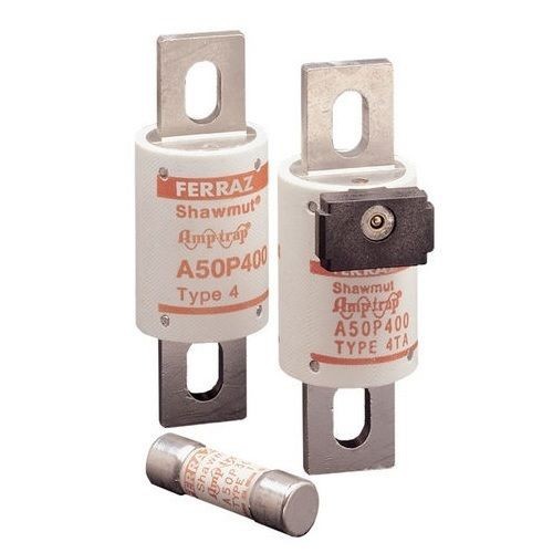 Mersen AMP-TRAP® A50P200-4 Current Limiting Fast Acting Semiconductor Fuse, 200 A, 500 VAC, 100 kA Interrupt, Cylindrical Body