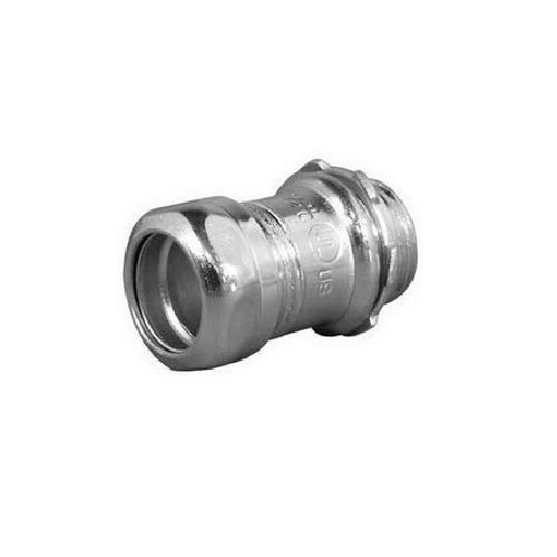 7350STAppleton® 7000S Compression Conduit Connector With Insulated Throat, 3-1/2 in Trade, Steel, Steel/Zinc Plated