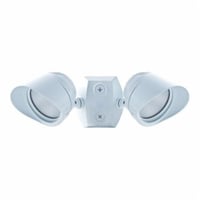 BULLET2X12WRAB BULLET2X12W Bullet Floodlight Fixture With CU4, Hood, (2) LED Lamp, 26 W Fixture, 120/277 VAC, White Housing