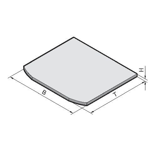 Rittal 6902300 Small Worktop, For Use With Workstation, NEMA 12, IP55, Slate Gray Worktop Edge Strip, White Aluminum Worktop Handle, Chipboard, Light Gray