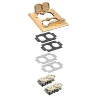 Arlington FLB5550MB Floor Box Cover, 5.018 in L x 5.018 in W, Brass