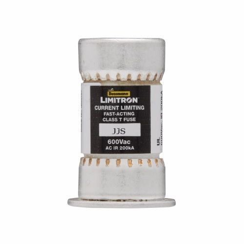 JJS-45Eaton Bussmann® JJS-45 Fast Acting Fuse, Current-Limiting, Small footprint, VFD Line Protection, 45 Amp, Class T, Non-indicating, Ferrule end x ferrule end, 200 kAIC at 600 V, Standard, 600 V