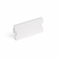 41291-1BWLeviton® QuickPort® 41291-1BW MOS Insert, Snap-On Mount, Blank Module