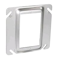 Appleton® ETP™ 8468B Raised Square Box Cover, 4 in L x 4 in W x 1/4 in D, Steel
