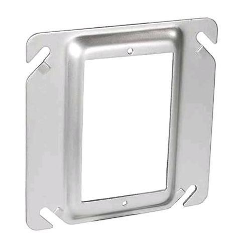 Appleton® ETP™ 8468B Raised Square Box Cover, 4 in L x 4 in W x 1/4 in D, Steel