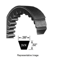 3VX335Bando Power Ace® Cog 3VX335 V-Belt, 33-1/2 in, 0.32 in THK, 0.32 in W Top, Rubber