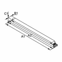 ICN2S28T35IAdvance Centium® ICN1S80T35M Electronic Fluorescent Ballast, T5HO Lamp, 80 W Lamp, 120 to 277 VAC, Programmed, 1 Ballast Factor