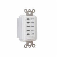 EI210WIntermatic® EI210W EI200 Auto Shut-Off In-Wall Electronic Countdown Timer, 10/20/30/60 min Setting, 120 VAC, 1/2 hp, 1NO/SPST Contact, 1 Poles