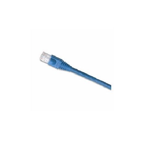 Leviton® eXtreme® 62460-10L UTP Molded Boot Standard Patch Cord, CAT 6, 24 AWG Stranded Copper Conductor, 8P Modular Plug Connector, 10 ft L Cord, Blue