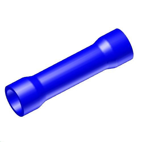 SP14BURNDY® VINYLINK SP14 Splice Connector, 16 to 14 AWG Conductor, 1 in L, Seamless Barrel, Copper, Blue