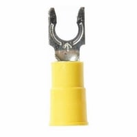 3M™ Highland™ 051128-60014 Insulated Locking Fork Terminal, 12 to 10 AWG Conductor, 1.03 in L, Butted Seam Barrel