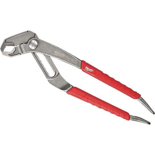 48-22-6210Milwaukee® 48-22-6210 Gen II 22-Position Quick-Adjust Hex Jaw Plier, 2 in Nominal, 1-1/2 in L x 1/4 in W Alloy Steel V-Shape Jaw, 10 in OAL