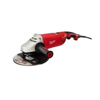 Milwaukee® ROTO-LOK® 6089-30 Double Insulated Large Angle Grinder, 7 in, 9 in Dia Wheel, 5/8-11 UNC Arbor/Shank, 120 VAC, Black/Gray/Red, Lock-ON Trigger Switch, Tool Only