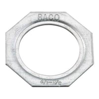 RACO® 1365 Reducing Conduit Washer, 3/4 x 1/2 in, For Use With EMT Conduit, Steel, Electro-Plated Zinc