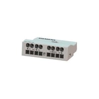 3RV1901-2ESiemens 3RV1901-2E Transverse Auxiliary Switch, 230 VAC, 0.5 A, 1NO-1NC Contacts, For Use With Size S00, S0, S2, S3 Circuit Breaker, Plug-In Connection