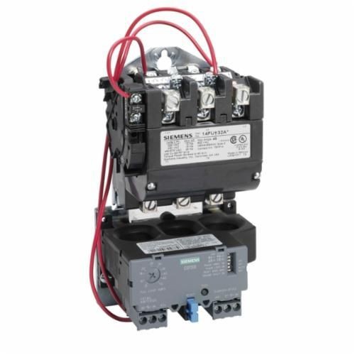 14FUF32AFSiemens 14FUF32AF Class 14 Full Voltage Heavy Duty Motor Starter, 110 to 120 VAC V Coil, Non-Reversing/Non-Combination Action, 3 Poles, NEMA 2/Open Enclosure