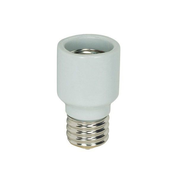 90-1801SATCO® 90-1801 Socket Extender, 1500 W, 4 KV, 600 VAC, E39 Mogul to E39 Mogul, Porcelain