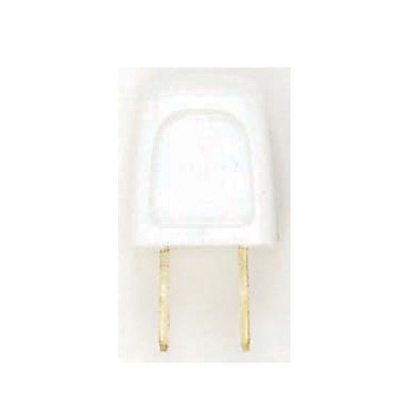 SATCO® 90-631 Non-Polarized Quick Connect Plug, White