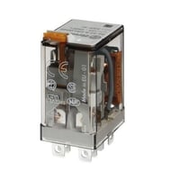 56.32.9.024.0040Finder® 56.32.9.024.0040 56 Series Miniature Standard Power Relay, 12 A, 2CO/DPDT Contact, 24 VDC V Coil