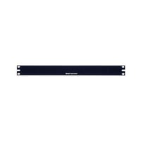 Panduit® DPFP1 1RU Blank Horizontal Flat Rack Filler Panel, For Use With QuickNet™ Patch Panel, Cold Rolled Steel, Black