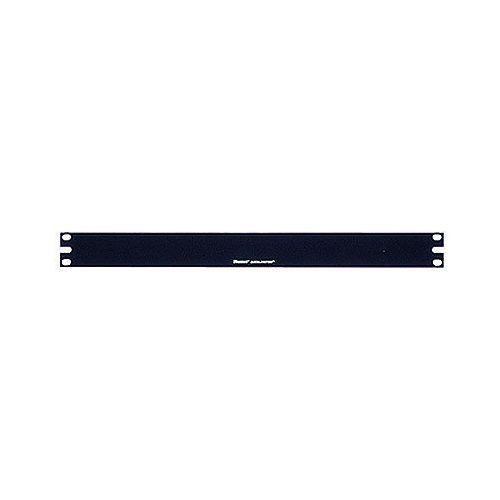 Panduit® DPFP1 1RU Blank Horizontal Flat Rack Filler Panel, For Use With QuickNet™ Patch Panel, Cold Rolled Steel, Black