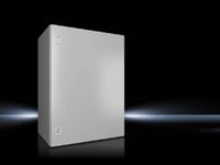 1058000Rittal 1058000 AX Series Compact Enclosure With (1) Gland Plate, 600 mm W x 250 mm D x 800 mm H, NEMA 4, Carbon Steel