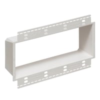 BE4XArlington BE4X Box Extension, 4 Gangs, 4-5/8 in L x 7.749 in W, Plastic