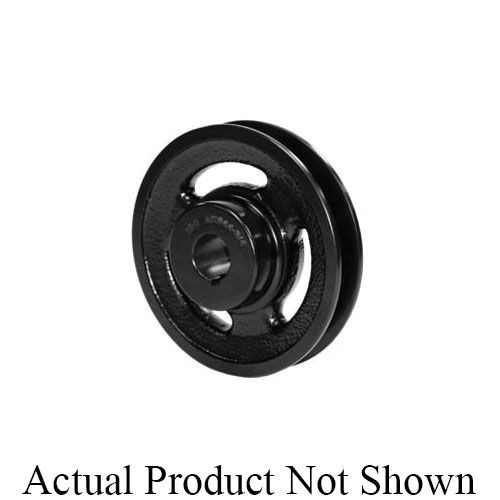 IDC AK089-3/4IDC Select® IDC AK027-5/8 Light Duty Type 2 Single Groove Sheave With 3/16 x 3/32 in Keyway and Setscrew, Bored to Size Bore, 5/8 in Dia Bore, 2.7 in OD, 2-1/2 in Dia Pitch, 21/32 in W Face