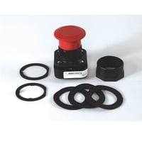 800H-FRXT6BPAllen-Bradley, 800H-FRXT6BP, 30.5mm Type 4/4X/13 2 Pos. PB-Non-Illum., Push-Pull / Twist to Release, Red, 2 N.O. - 2 N.C. Sealed Switch