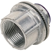 WH-3Killark® WH-3 Weatherproof Conduit Hub, 1 in, For Use With Sheet Metal Electrical Enclosure, Die Cast Zinc, Natural