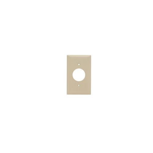 Pass & Seymour® Sierraplex® SP7-I Standard Wallplate, 1 Gang, Ivory, 5 in H x 2-3/4 in W, Thermoplastic