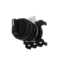 E22XBG1EATON E22XBG1 Heavy Duty Oiltight/Watertight Non-Illuminated Selector Switch Operator, 22.5 mm, Knob Operator, 3 Positions, Black