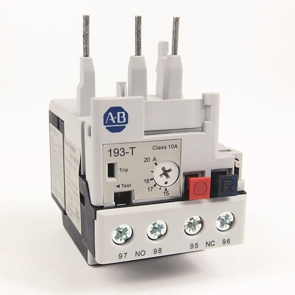 193-T1AC20Allen-Bradley 193-T1AC20 193-T1 MCS Bimetallic Overload Relay, T1 thermal overload relay, 15.0-20.0A, No