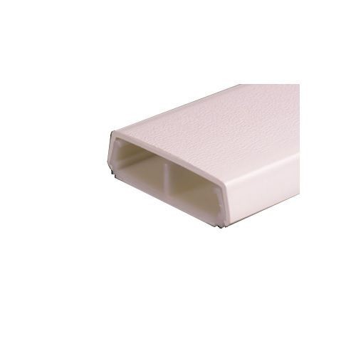 Wiremold® 2300BACD Non-Metallic Raceway Base, 5 in L x 2-1/4 in W x 11/16 in H, Ivory