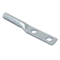 YCA33R2NBURNDY® HYLUG™ YCA33R2N YCA-R-N 2-Hole Compression Lug, 336 kcmil Aluminum Conductor, Die Code: 316, 9/16 in Stud, Aluminum
