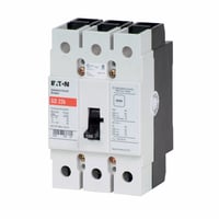 GD3100EATON GD3100 C Series Type GD Cable-In/Cable-Out Molded Case Circuit Breaker, 480 VAC/125/250 VDC, 100 A, 14/65 kA Interrupt, 3 Poles, Fixed Thermal/Fixed Magnetic/Non-Interchangeable Trip