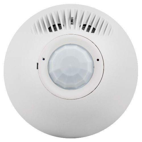 Wiring Device-Kellems H-MOSS® ATD500C Dual Technology Ceiling Mount Occupancy Sensor, 24 VDC, Passive Infrared/Ultrasonic Sensor, 500 sq-ft Coverage, 180 deg, Ceiling Mount