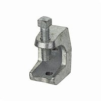 507Steel City® 509 Beam Clamp, #10-24 Rod, 15/16 in THK Flange, 375 lb Load, Malleable Iron, Electroplated