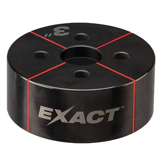 Milwaukee® EXACT™ 49-16-2674 Knockout Die, 3 in Conduit/Pipe, Steel, 10 ga Mild Steel/12 ga Stainless Steel
