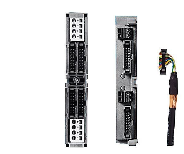 6ES79213AB200AA0Siemens 6ES79213AB200AA0 Fully Modular Front Connector With Twisted Ribbon Cable Connection, For Use With SIMATIC S7-300 Digital 32 Input/Output Module, 2 mm OD, Black