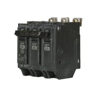 GE Q-Line® THHQB32020 Type THHQB Compact Molded Case Circuit Breaker, 240 VAC, 20 A, 22 kA Interrupt, 3 Poles, Thermal Magnetic/LI/Non-Interchangeable Trip