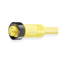 103000A01F060Brad® Mini-Change® Molex® 103000A01F060 130006 A-Size Single Ended Cordset, Straight Female x Pigtail Connector, 1.83 m L Cable, 3 Poles, Single Keyway