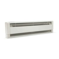 HBB504Berko® QMARK® HBB504 HBB Series 1-Phase Low Profile Electric Hydronic Baseboard Heater, 2 ft L, 1280/1706 Btu/hr at 180 Deg, Aluminum/Lexan®/Steel