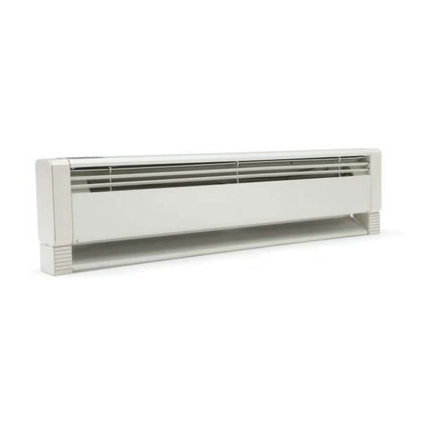 HBB504Berko® QMARK® HBB504 HBB Series 1-Phase Low Profile Electric Hydronic Baseboard Heater, 2 ft L, 1280/1706 Btu/hr at 180 Deg, Aluminum/Lexan®/Steel