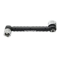Klein® 56999 Twist Rotating Head Conduit Locknut Wrench, 3/4 in, 1/2 in Wrench, 9 in OAL, Steel