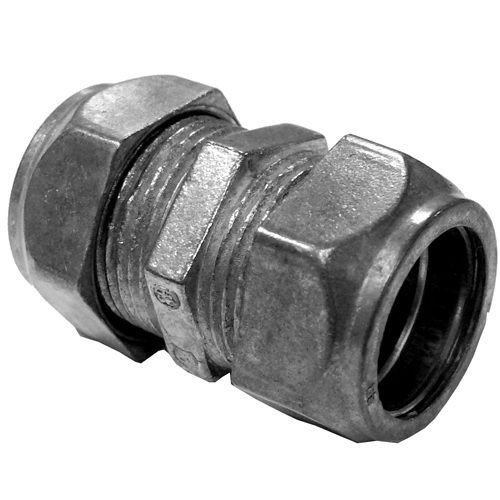 O-Z/Gedney ETR-100 Transition Coupling, 1 in, For Use With Threadless RMC and IMC to EMT Conduit, Malleable Iron, Zinc Plated