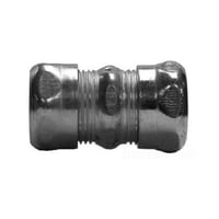 EATON Crouse-Hinds 665 Compression Coupling, 2 in, For Use With EMT Conduit, Steel, Zinc Plated